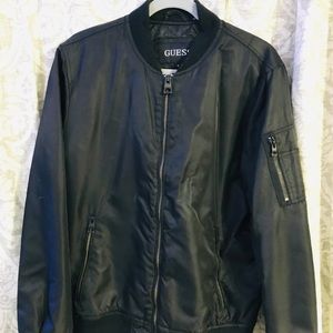 GUESS Black Bomber Jacket